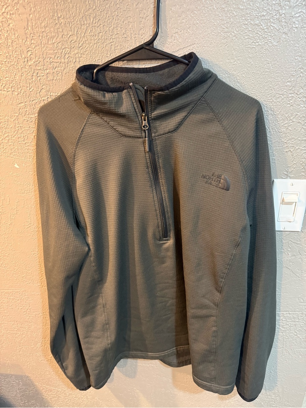 Jordan Men's Grey Half-Zip Sweater
